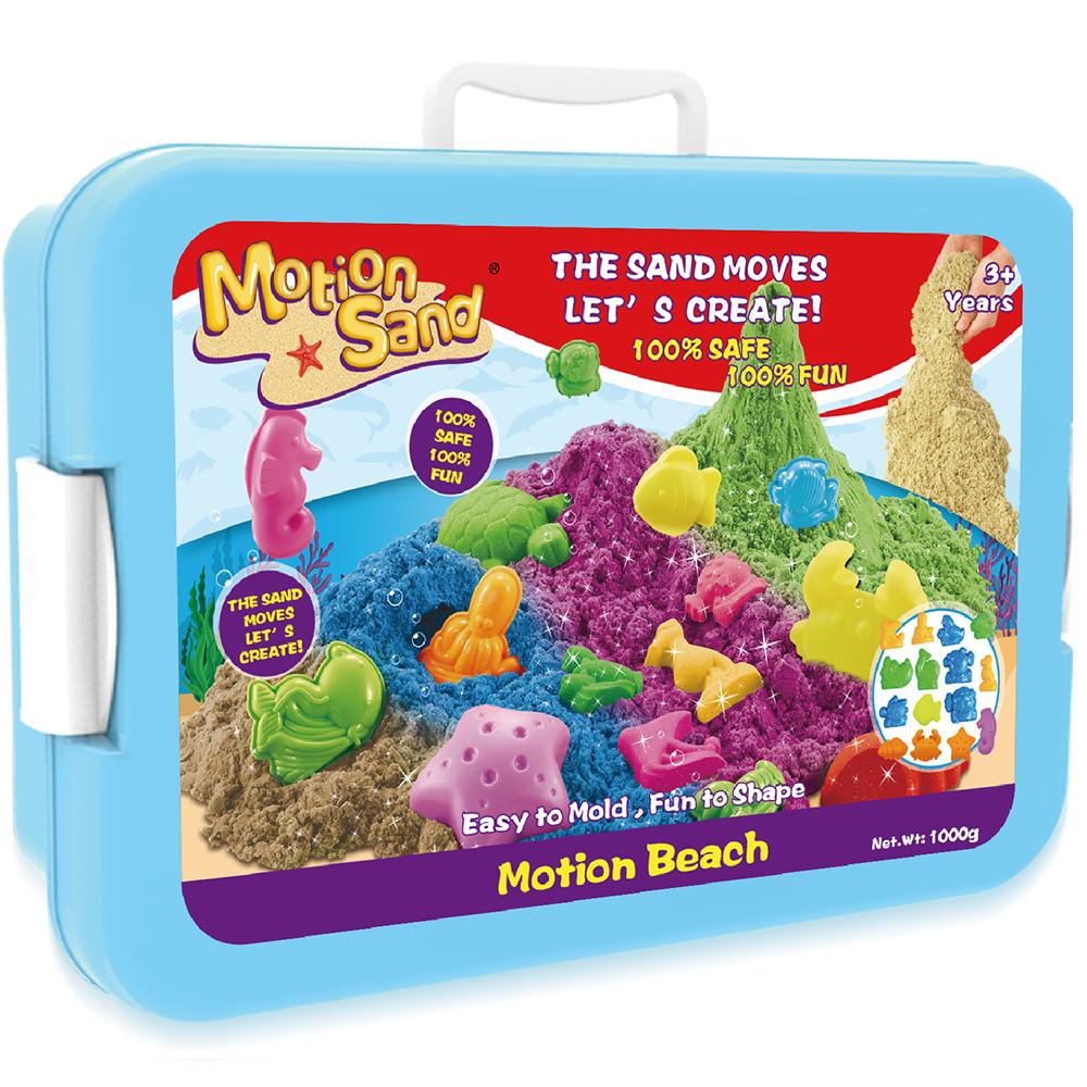 Motion Sand Beach Set - 3D Sand Box - Deluxe Bucket Age 3Y+ 