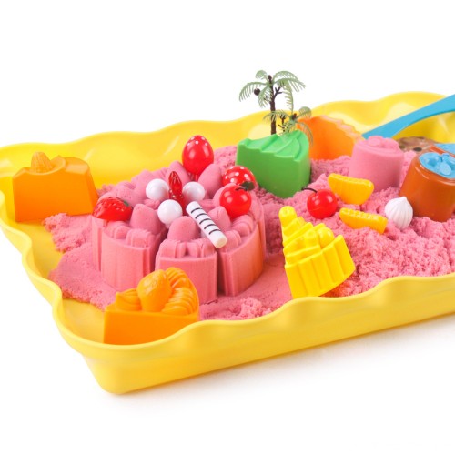 Motion Sand Cake 3D Sparkling Sand Box Multicolor Age- 3 Years & Above