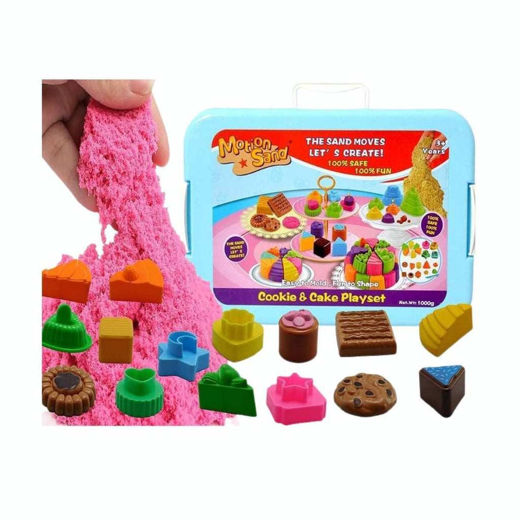 Motion Sand Motion Sand Deluxe Bucket Cookie & Cake Playset Age 3Y+ 