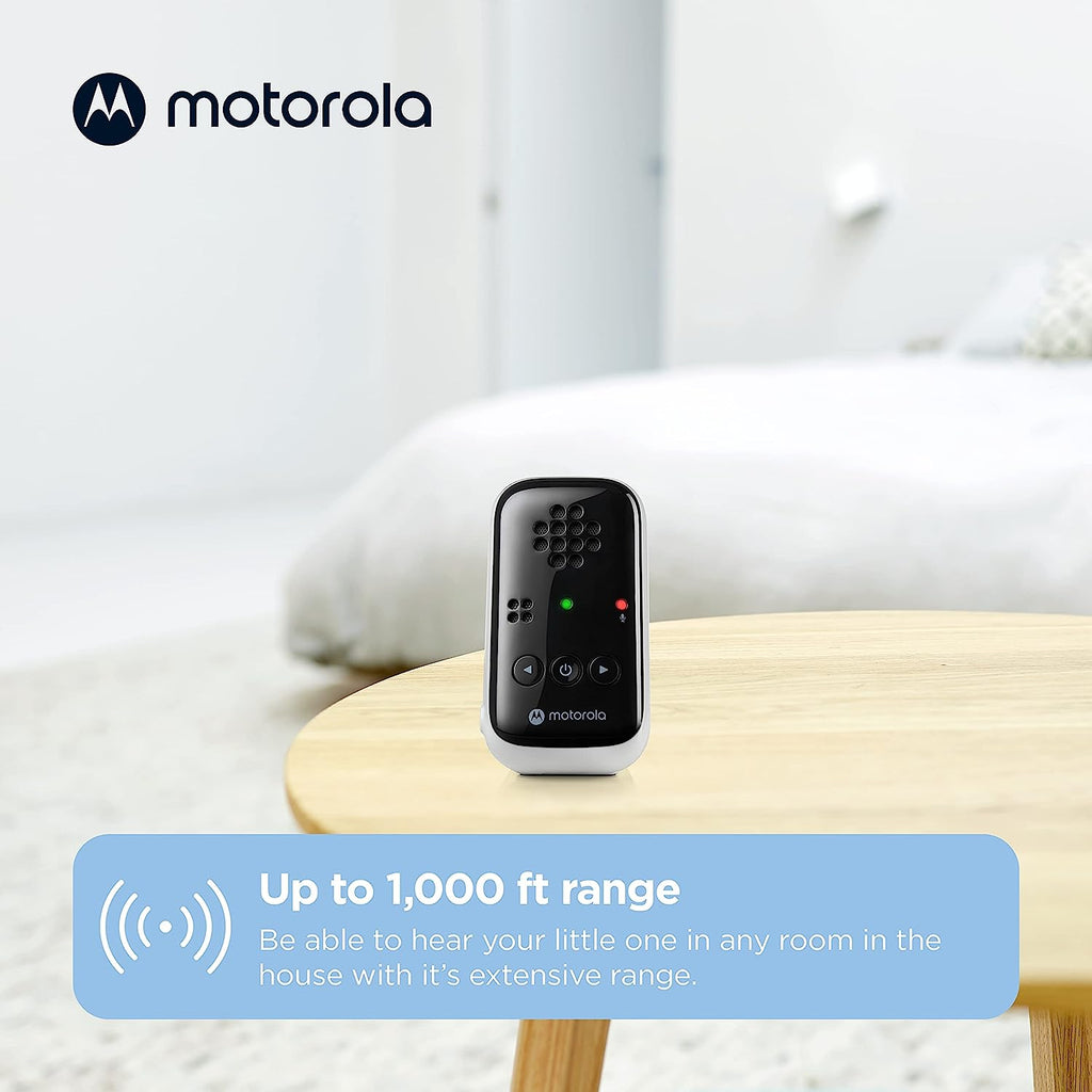 Motorola   PIP10 Audio Baby Monitor White/Black Age Newborn & Above
