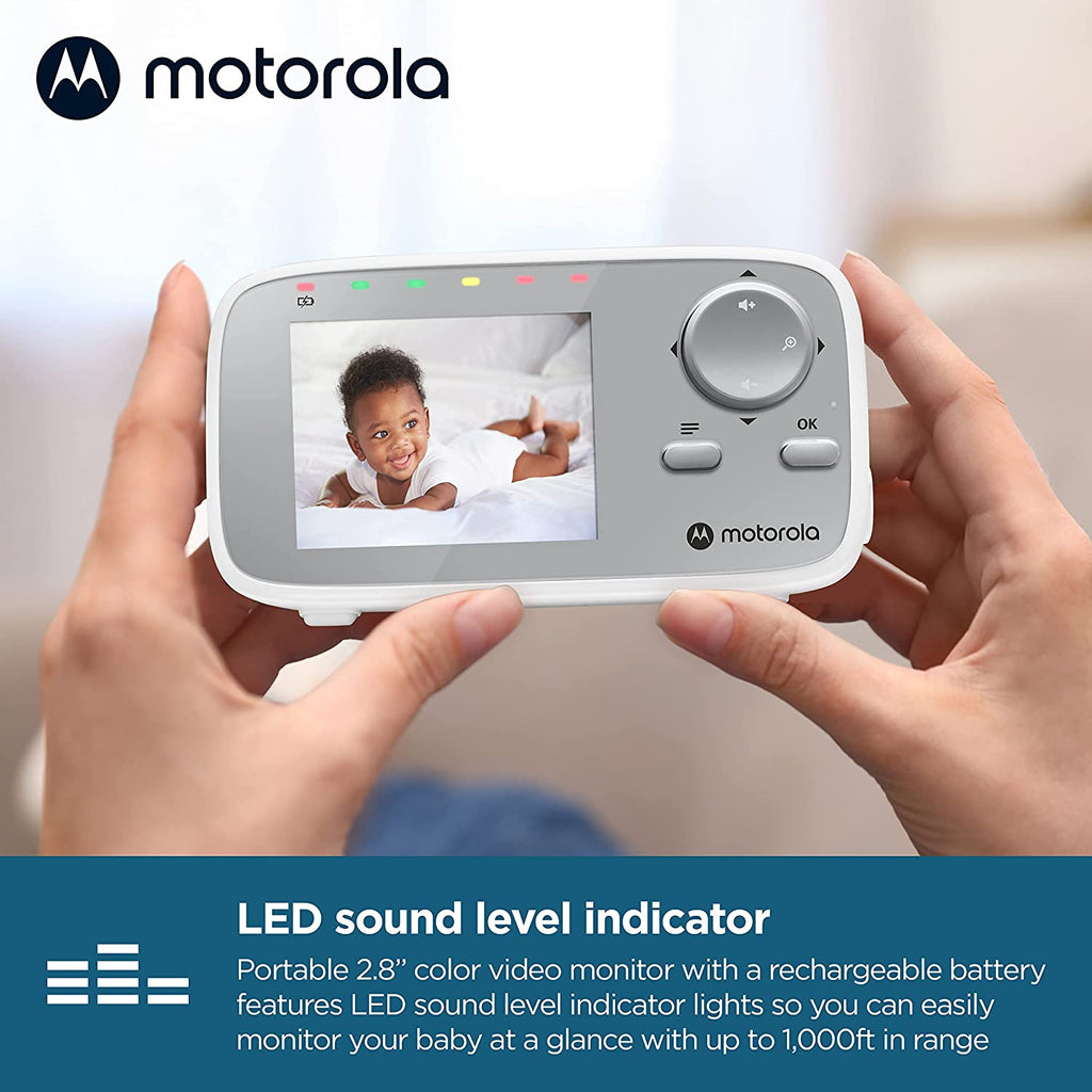 Motorola 2.8” Video Baby Monitor Age- Newborn to 12 Months