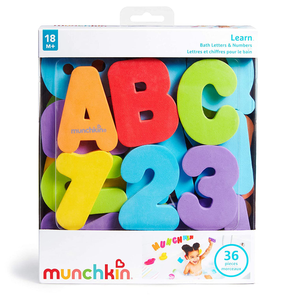 Munchkin - Learn Bath Letters And Numbers (Boy) Age 3Y+