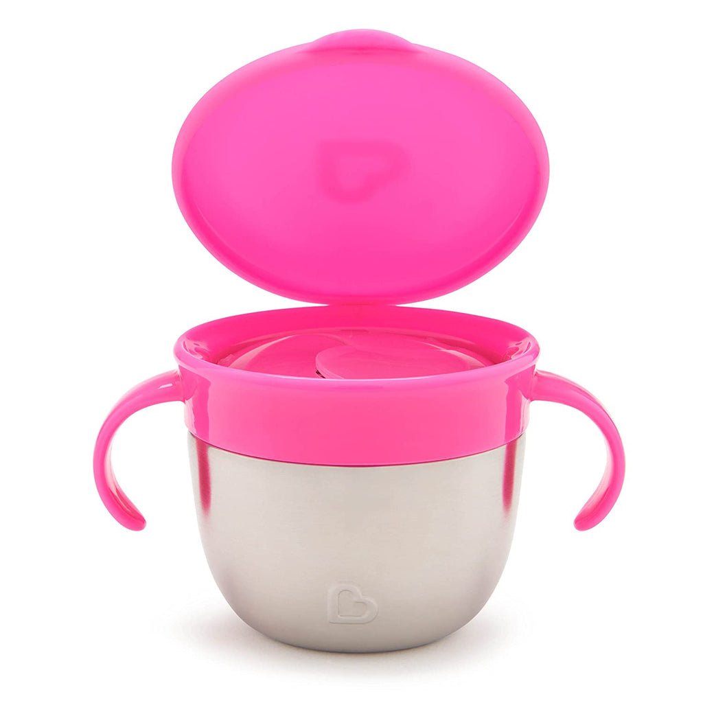 Munchkin - Snack+™ Stainless Steel Snack Catcher (Assortm Age 18M+
