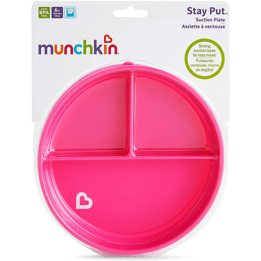 Munchkin - Stay Put Suction Plate Dynamic Assortment Age 6M+