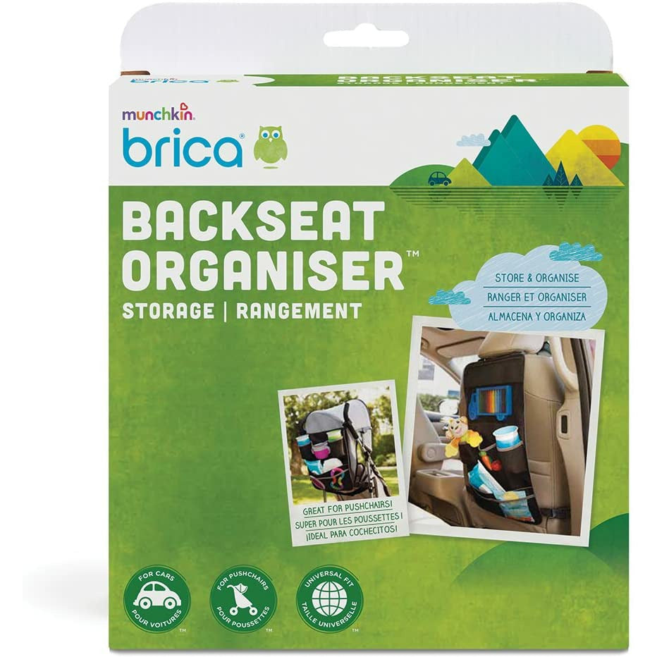 Munchkin Brica Back Seat and Pushchair Organiser Multicolor Age-Newborn & Above