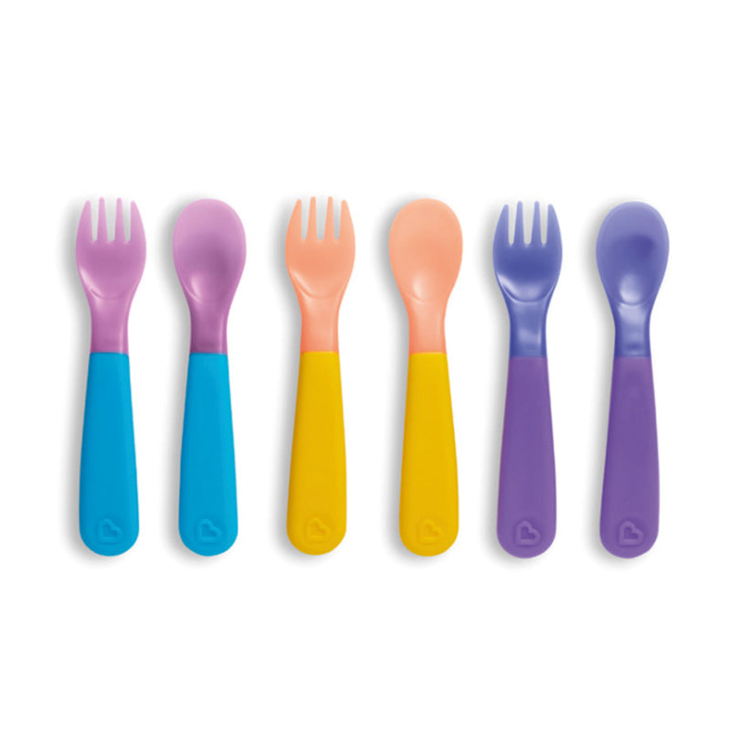 Munchkin Colour Change Forks & Spoons Pack of 6 Multicolor Age-6 Months & Above