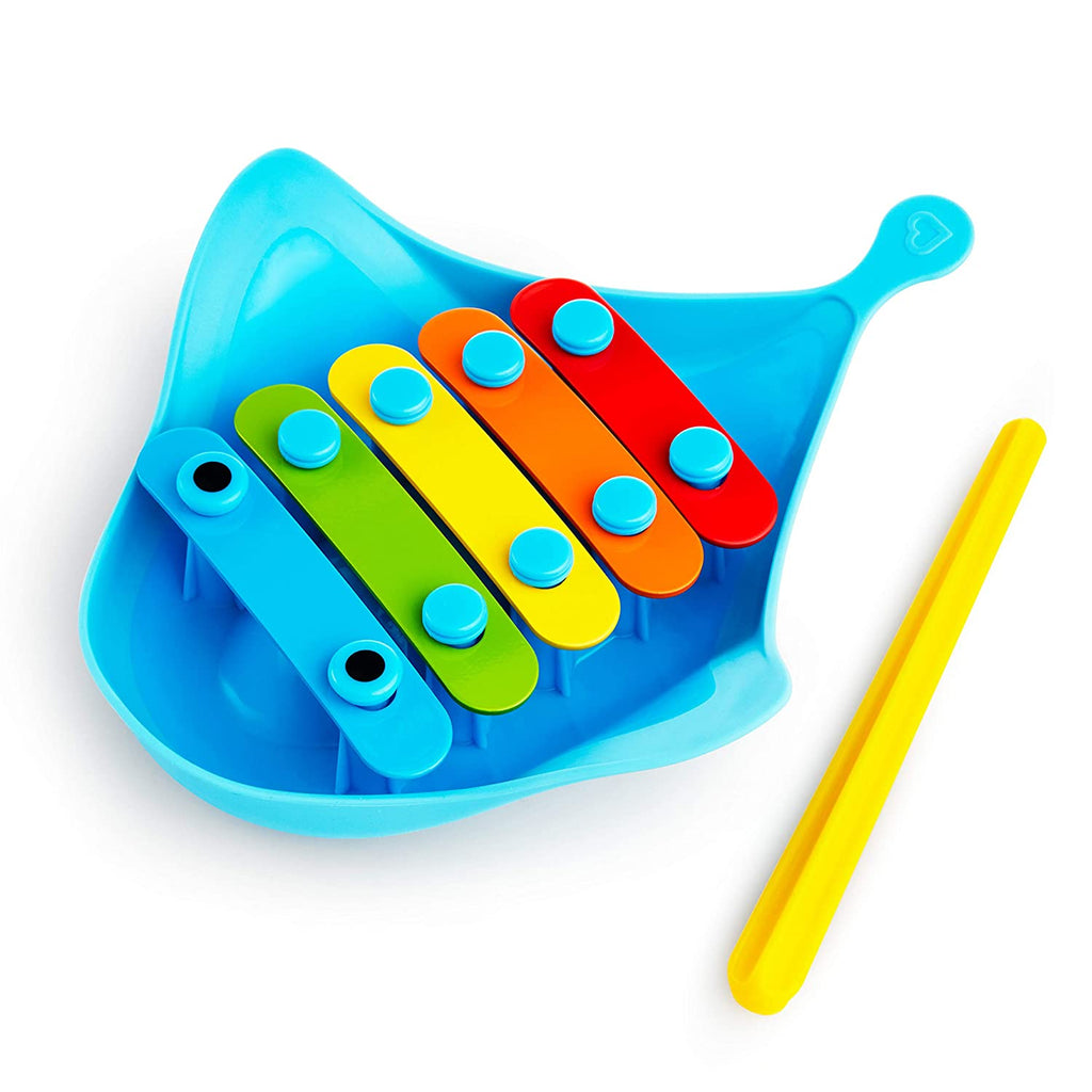 Munchkin Dingray Xylophone Bath Toy Blue Age- 12 Months & Above