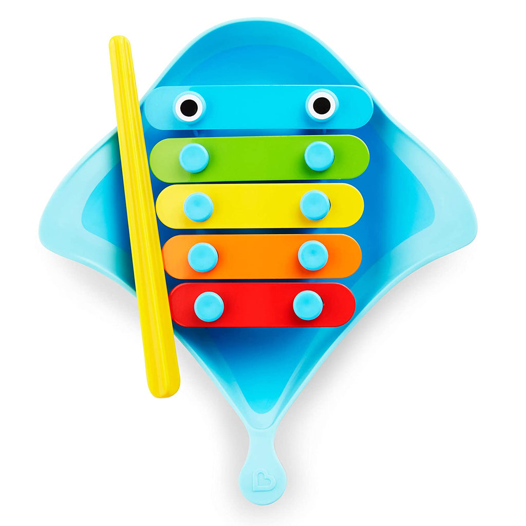 Munchkin Dingray Xylophone Bath Toy Blue Age- 12 Months & Above