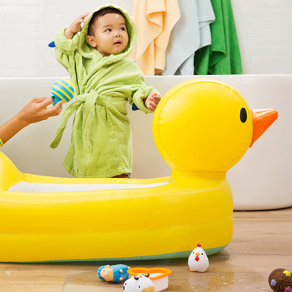 Munchkin Hot Inflatable Safety Duck Tub Age- 6 Months to 24 Months