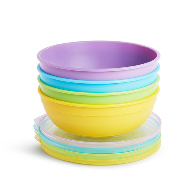 Munchkin Love-A-Bowls Feeding Set 10 Pieces Multicolor Age- 4 Months & Above