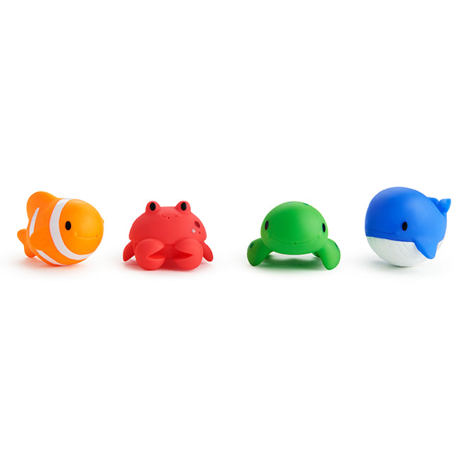 Munchkin Ocean Bath Squirter Toys Pack of 4 Multicolor Age- 9 Months & Above