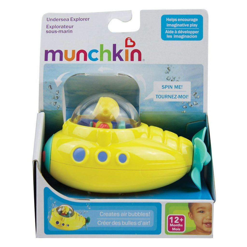 Munchkin Undersea Submarine Explorer Toddler Bath Time Toy Multicolor Age- 12 Months & Above