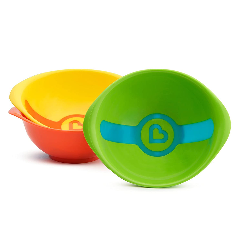 Munchkin White Hot Bowls 3 Pieces Multicolor Age-6 Months & Above