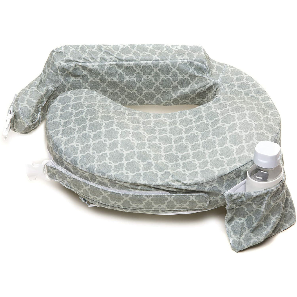 My Brest Friend Deluxe Pillow - Flower Key Grey Age 0-18m