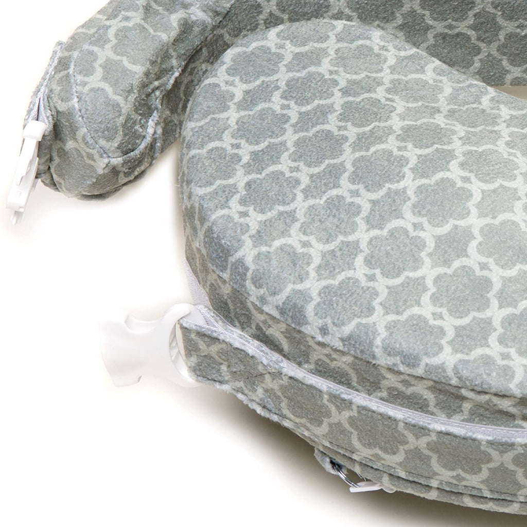 My Brest Friend Deluxe Pillow - Flower Key Grey Age 0-18m