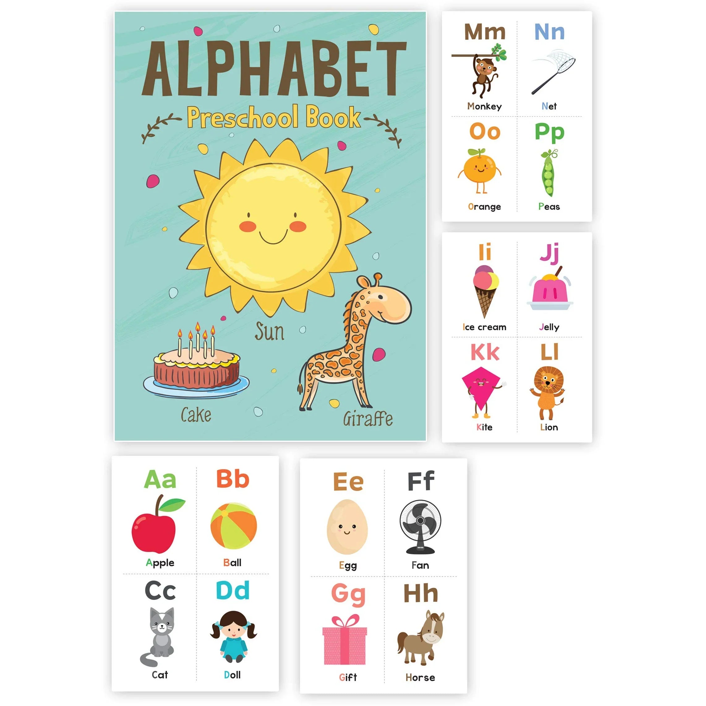 My First Learning Preschool Bag - Set of 10 Exciting Preschool Books ...