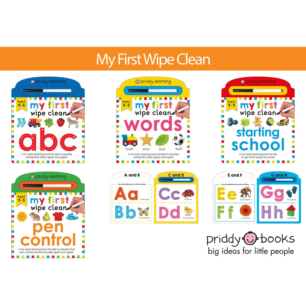 My First Wipe Clean Pen Control Writing Book Age- 2 Years & Above