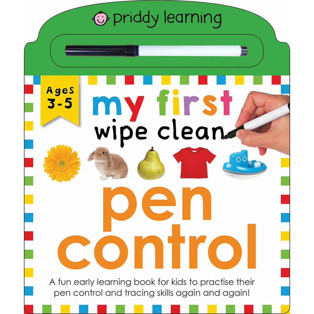 My First Wipe Clean Pen Control Writing Book Age- 2 Years & Above