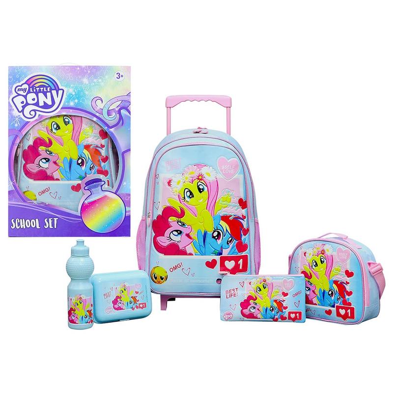 My Little Pony Besties 5 In 1 Set 18-Inch Trolley Multicolor Age-3 Years & Above