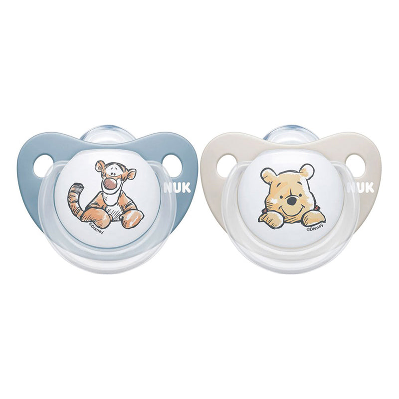 NUK Disney Winnie The Pooh Soother Boy Pack of 2 Multicolor Age-6-18 Months
