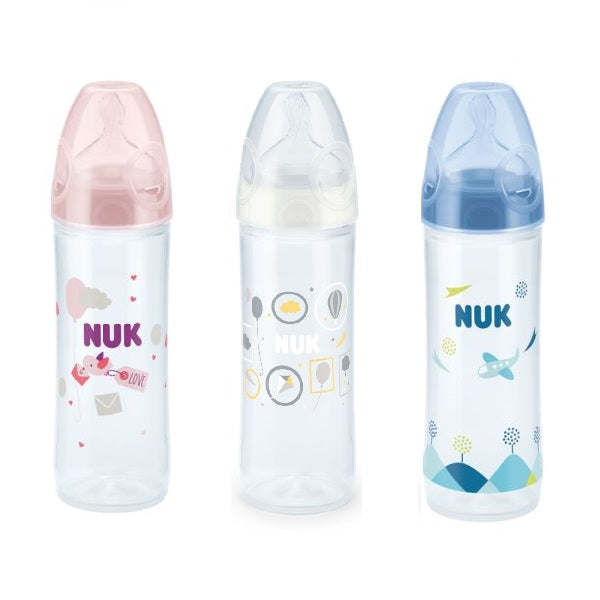 NUK Love Classic Baby Bottle with Medium Teats Age- 6 Months to 18 Months
