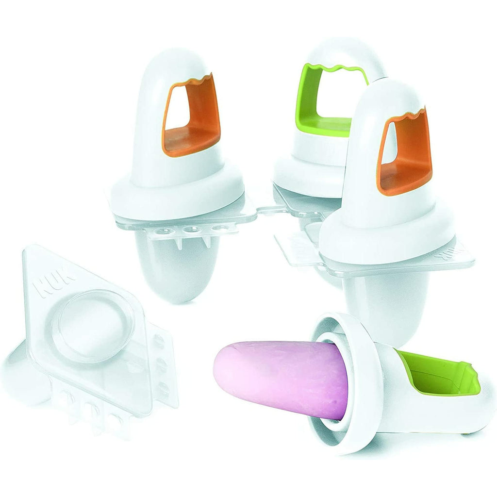 NUK Mini Ice Lolly Moulds Multicolor Pack of 4 Age- 9 Months & Above