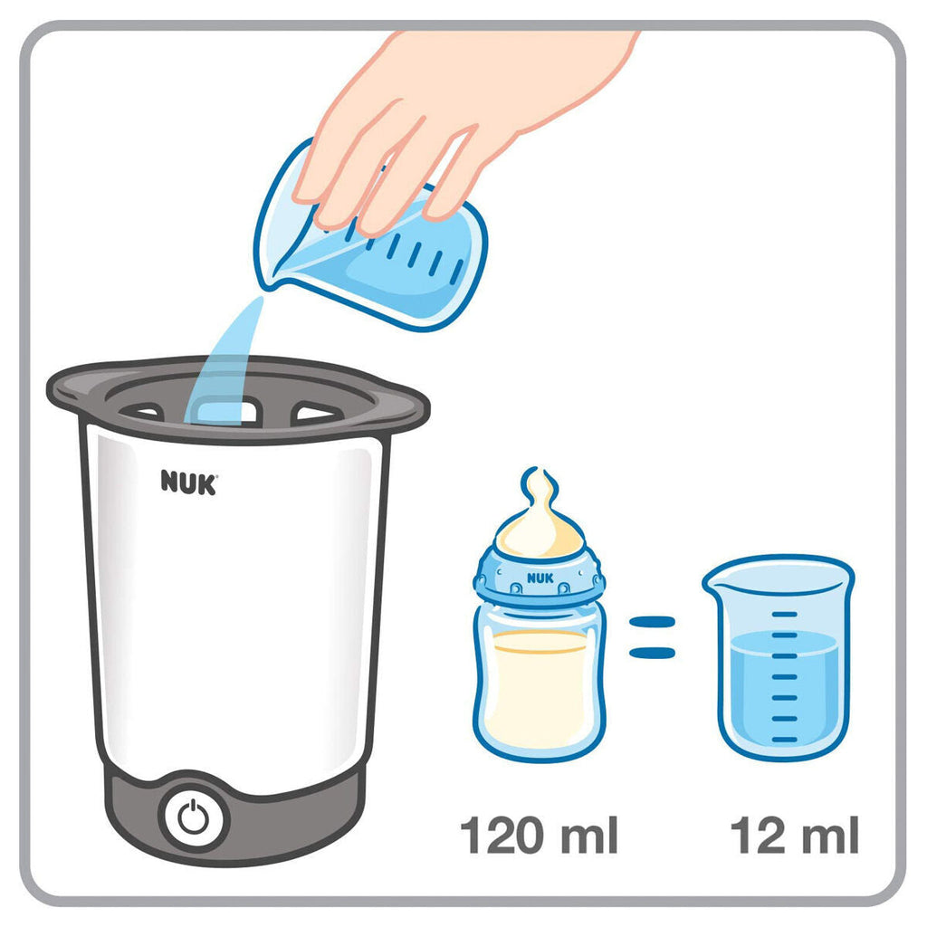 NUK Thermo Express Bottle Warmer White Age- Newborn & Above