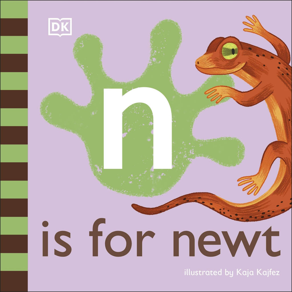 N is for Newt Board book