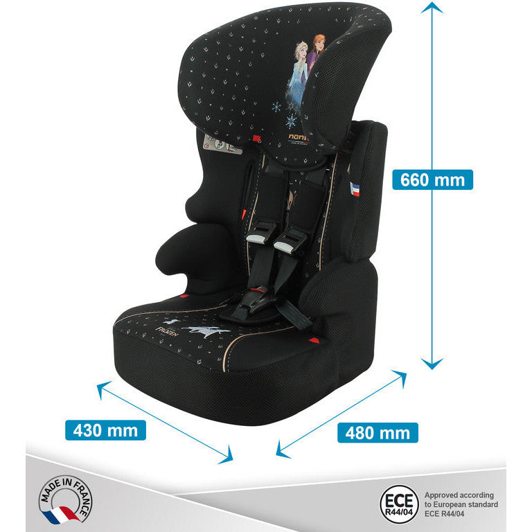 Nania Beline Carseat For Group 1 2 3 Frozen Royal Courage Age 2