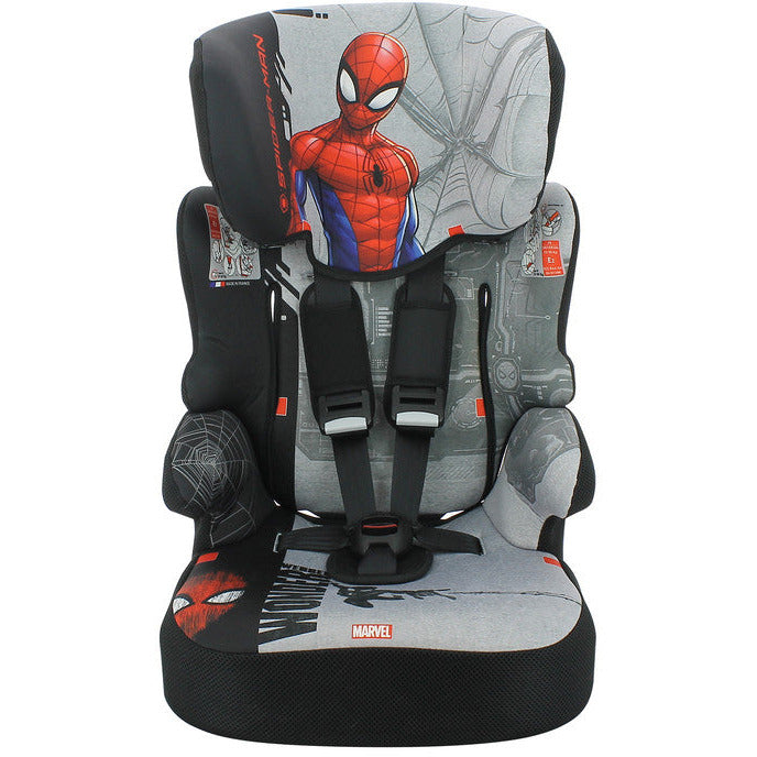 Nania Beline Carseat For Group 1/2/3 Spiderman Age- 2 Years to 10 Years (Holds from 9kg to 36kg)