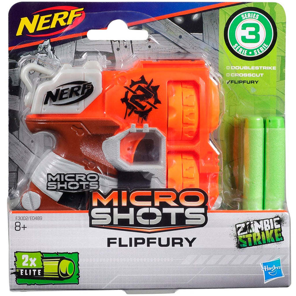 Hasbro Nerf Microshots Zombi Strike Flipfury 8Y+