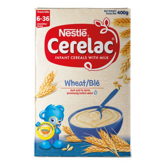 Nestle Cerelac Wheat 400g 6-36m