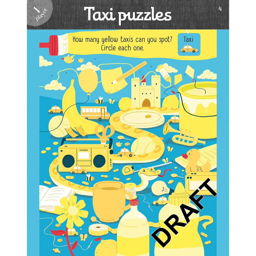 Never Get Bored in a Car Puzzles & Games by Lan Cook