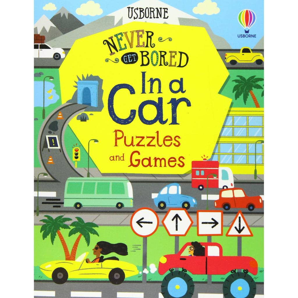 Never Get Bored in a Car Puzzles & Games by Lan Cook