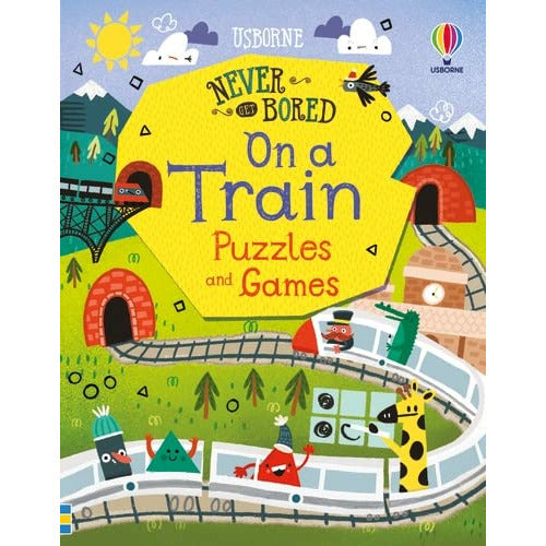Never Get Bored on a Train Puzzles & Games by Tom Mumbray