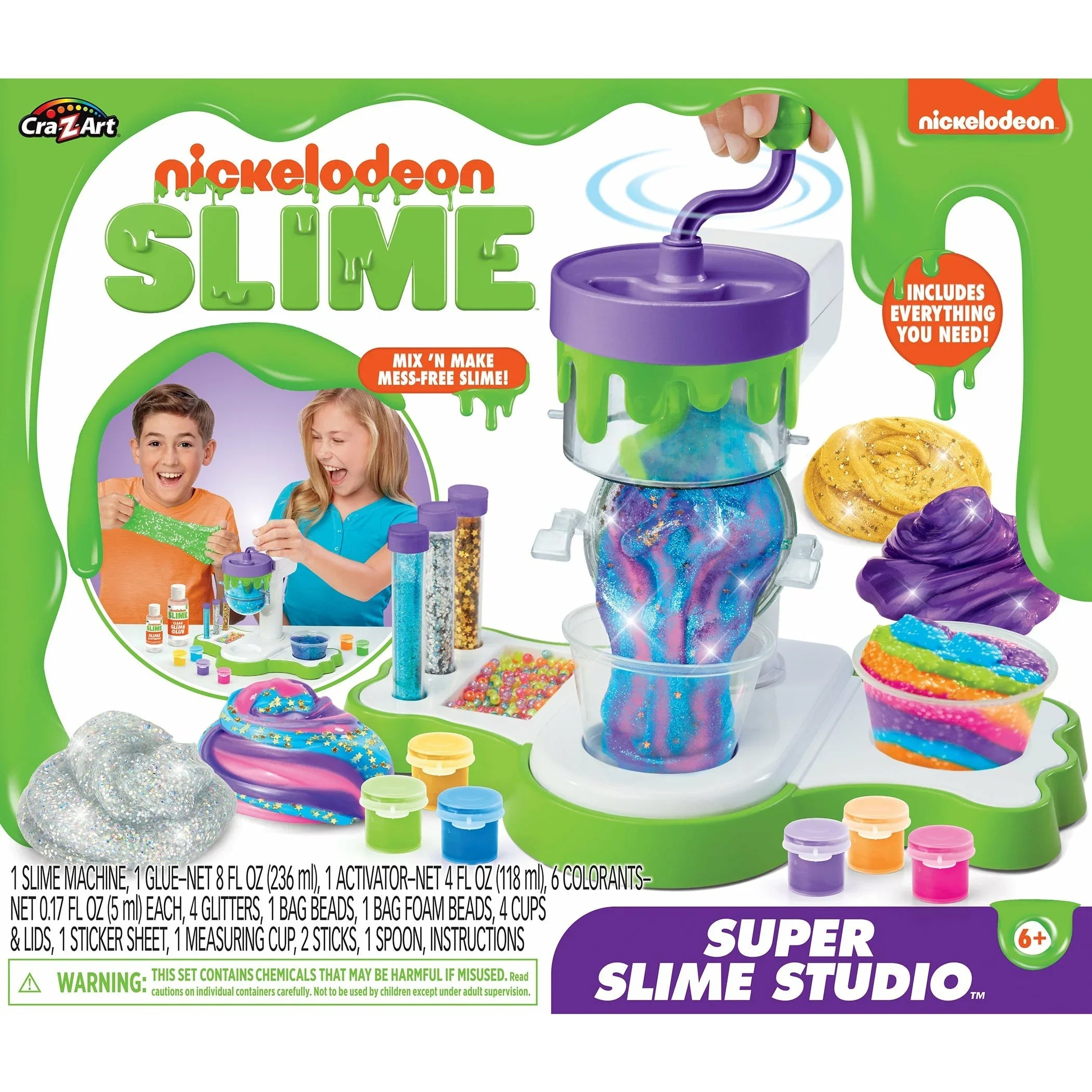 thumbnail image 2 of Slime Mix N Play Bobo Blasts Slime Kit. Complete With 4 Containers Of Slime Add Ins 2 of 9