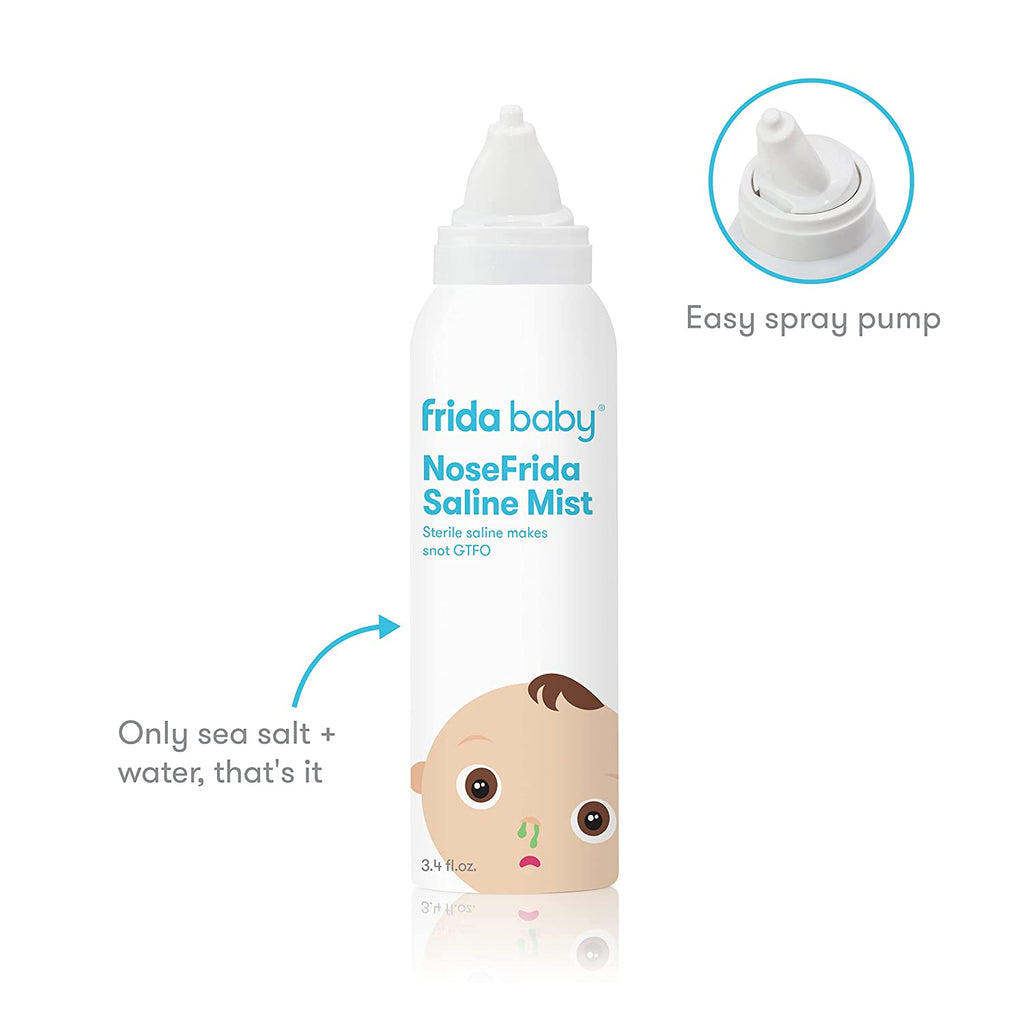 Nosefrida Saline Mist (3.4 Ounce) Age  Newborn & Above