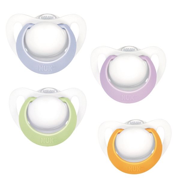 Nuk Genius Silicone Soother S2 Multicolor Age- 6 Months to 18 Months