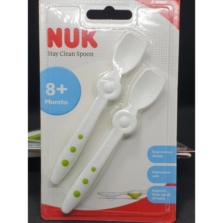 Nuk Stay Clean Spoon Age- 8 Months & Above