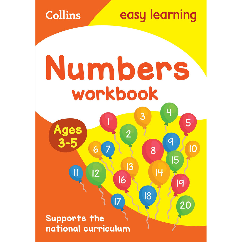 Numbers Workbook Ages 3-5 : Prepare for Preschool with Easy Home Learning