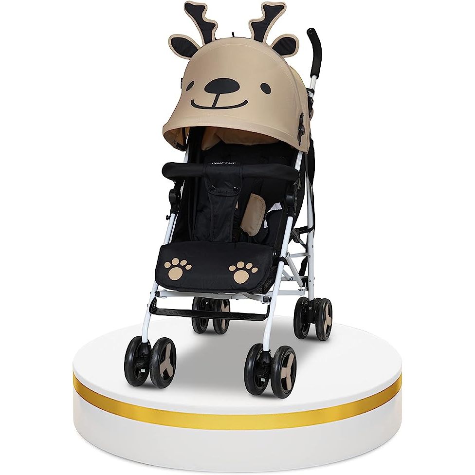 Nurtur Luca Reindeer Bunny Baby Kids Lightweight Stroller Black