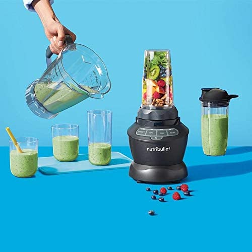 NutriBullet NBC-0910B Full-sized Blender Combo 1000W - Dark Grey