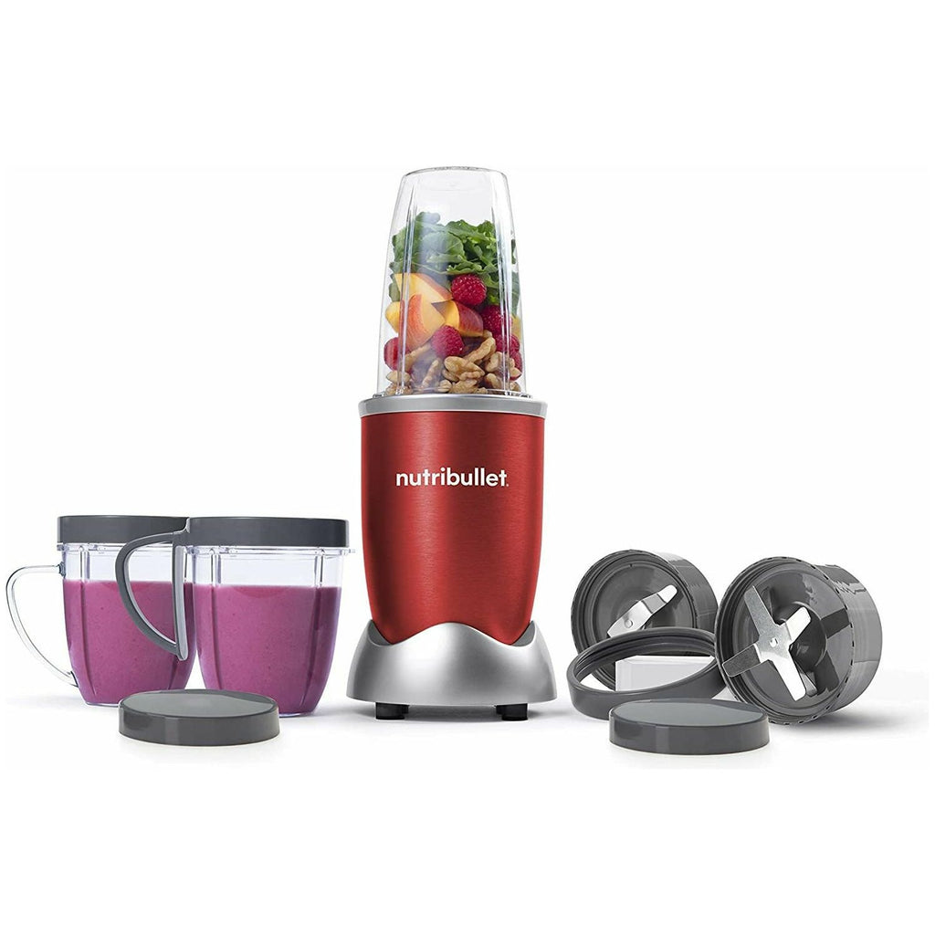 NutriBullet NBR-1212R Red Blender 12 Piece Set