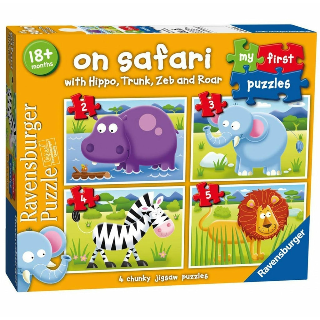 Ravensburger My First Puzzle On Safari Puzzle 2,3,4,5 Pieces 18m+