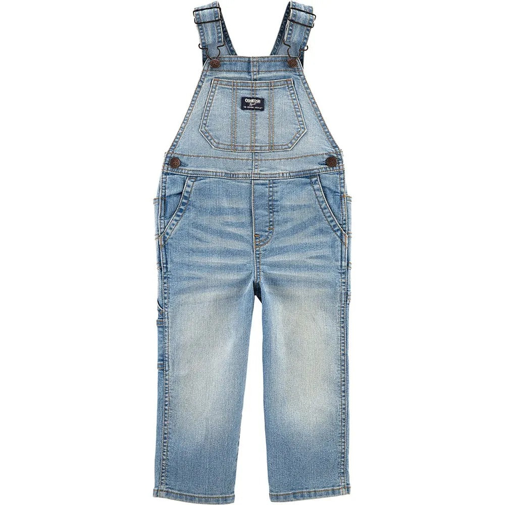 OSHKOSH Stretch Denim Overalls Boy Blue 2I987010