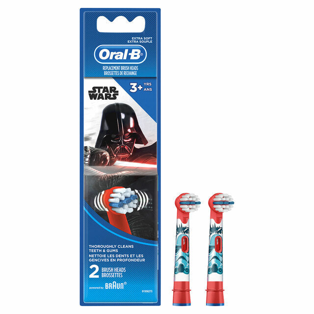 Oral-B Kids Extra Soft Replacement Brush Heads STAR WARS - 2ct 3Y+