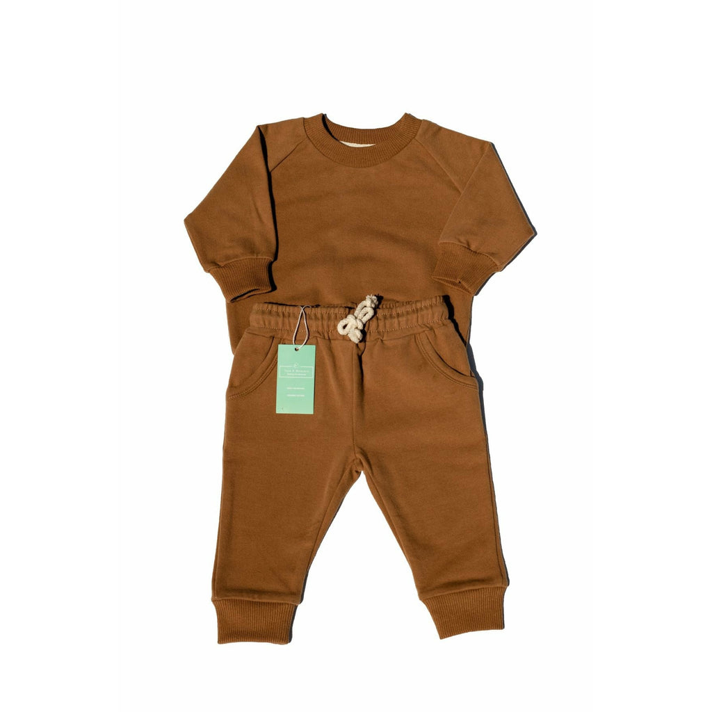 Organic Cotton Almond 2 piece sweats