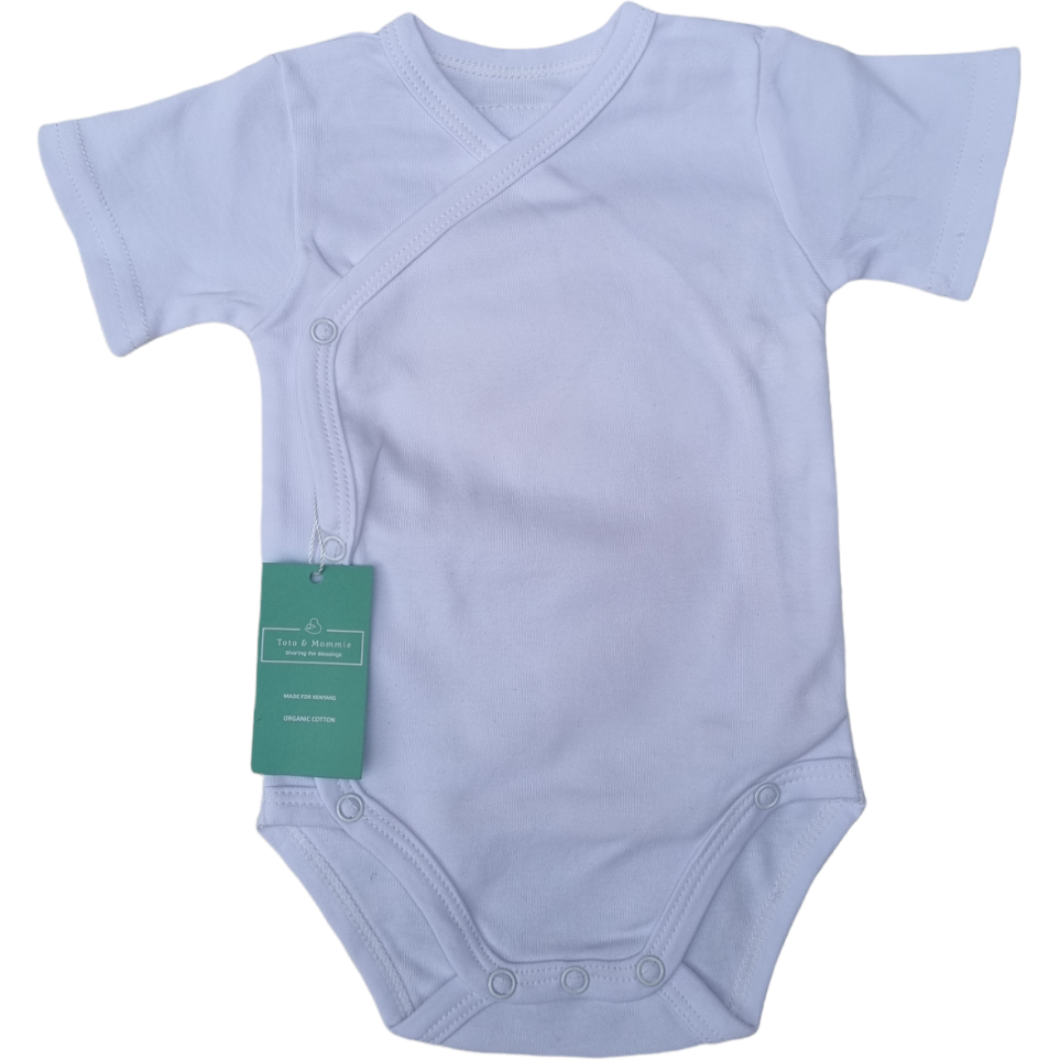 Toto & Mommie Organic Cotton Pearl Kimono Vest