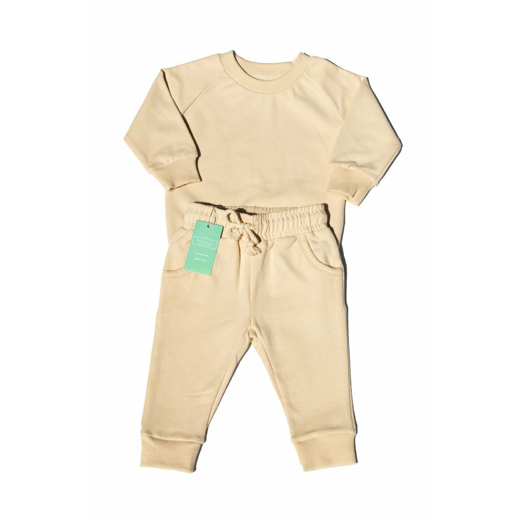Organic Cotton Oatmeal 2 piece sweats
