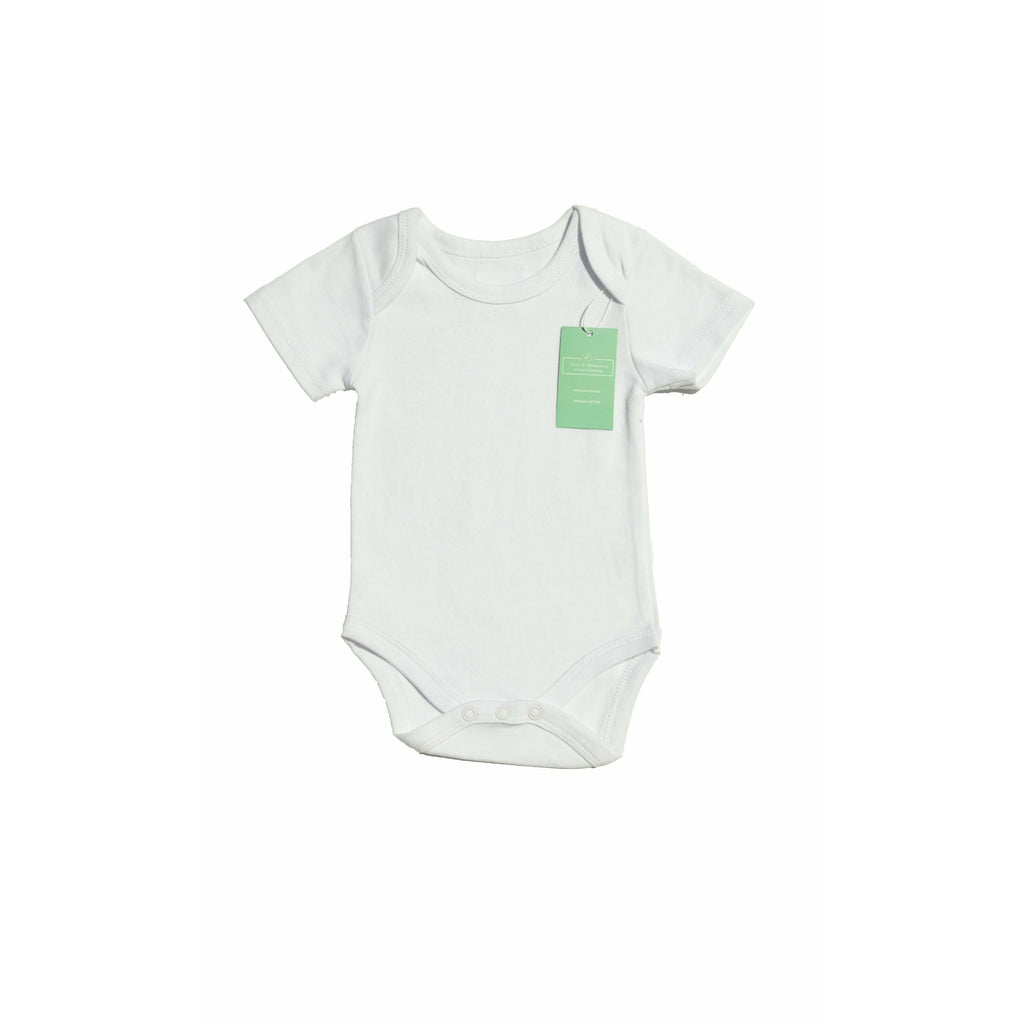 Organic Cotton Pearl Short sleeved Bodysuit